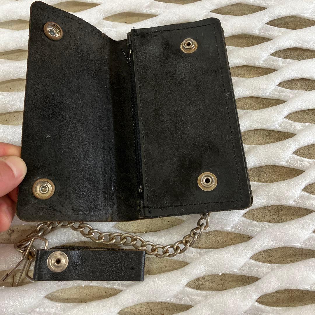 ハーレー　財布　チェーン付き