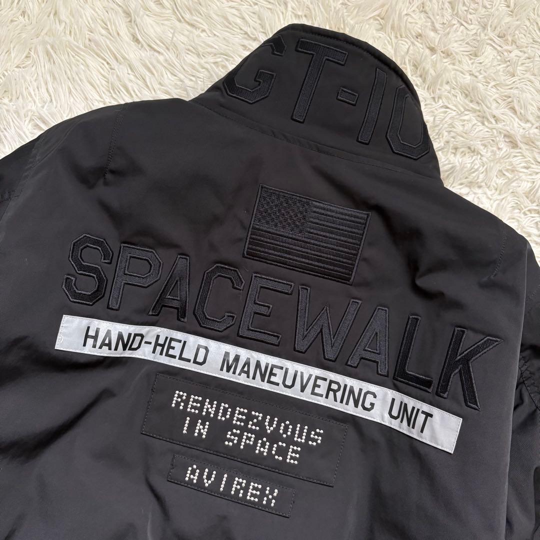 XL 美品 AVIREX フライトジャケット MA-1 GT-10 ブラック