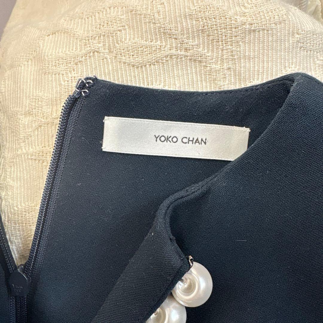 【美品】YOKOCHAN ヨーコチャン　ネイビーワンピース