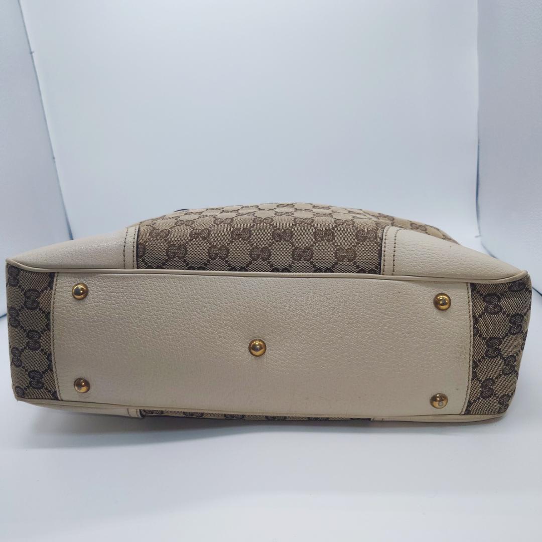 GUCCI　グッチ　GGキャンパス　プリンシー　シェリー　トートバッグ