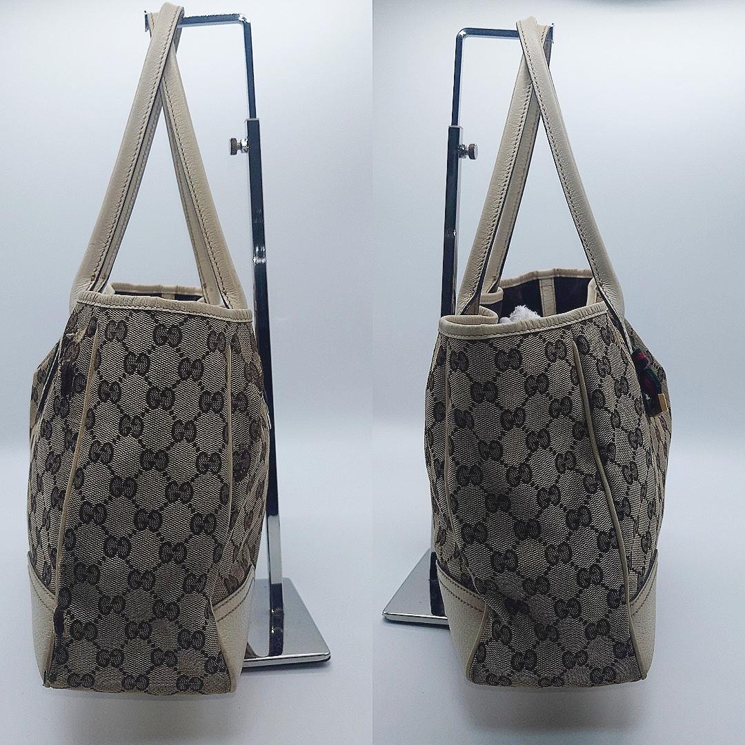 GUCCI　グッチ　GGキャンパス　プリンシー　シェリー　トートバッグ