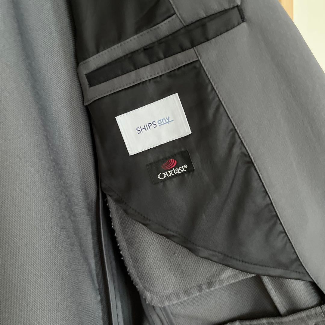 SHIPS any セットアップスーツ　ネイビー　グレー　2着セット