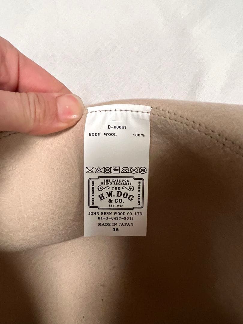 THE H.W.DOG&CO. ウールハット