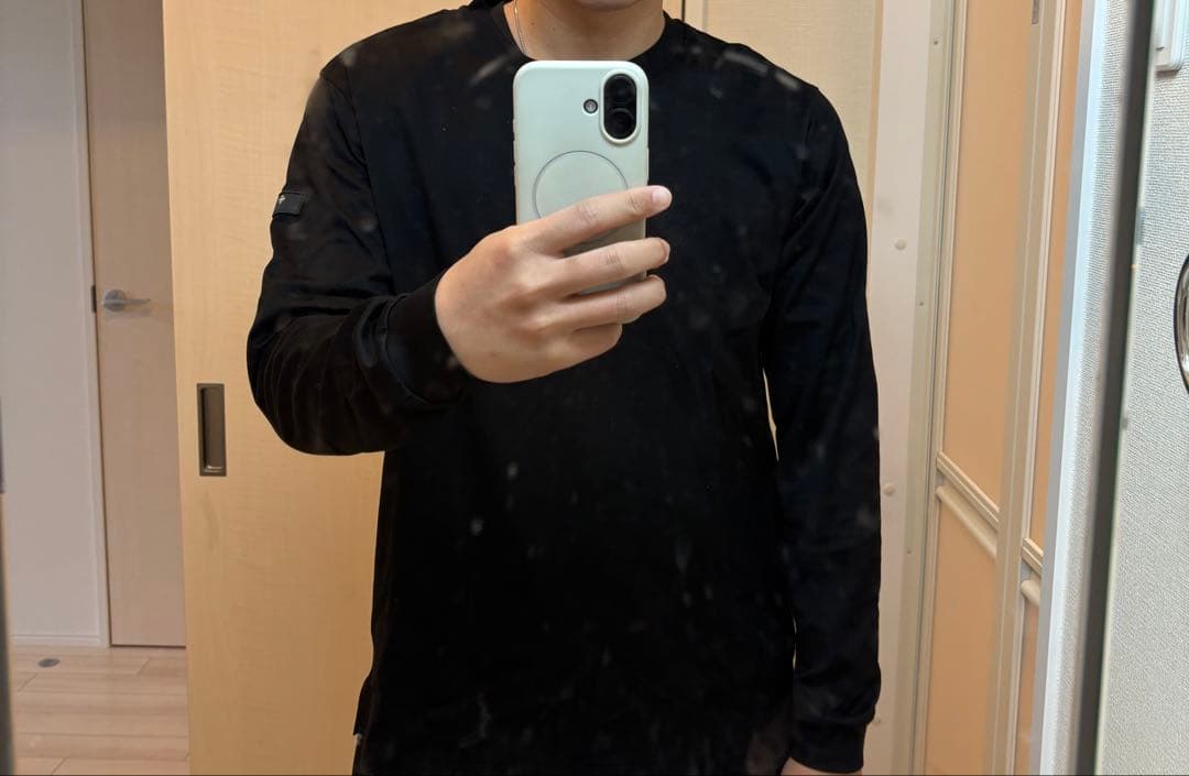 TATRAS ブラック 長袖 Tシャツ