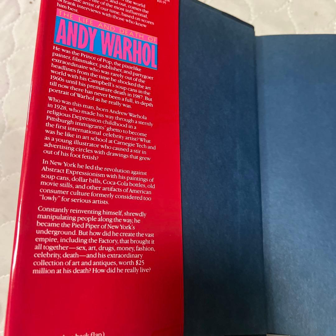 洋書 THE LIFE AND DEATH OF ANDY WARHOL