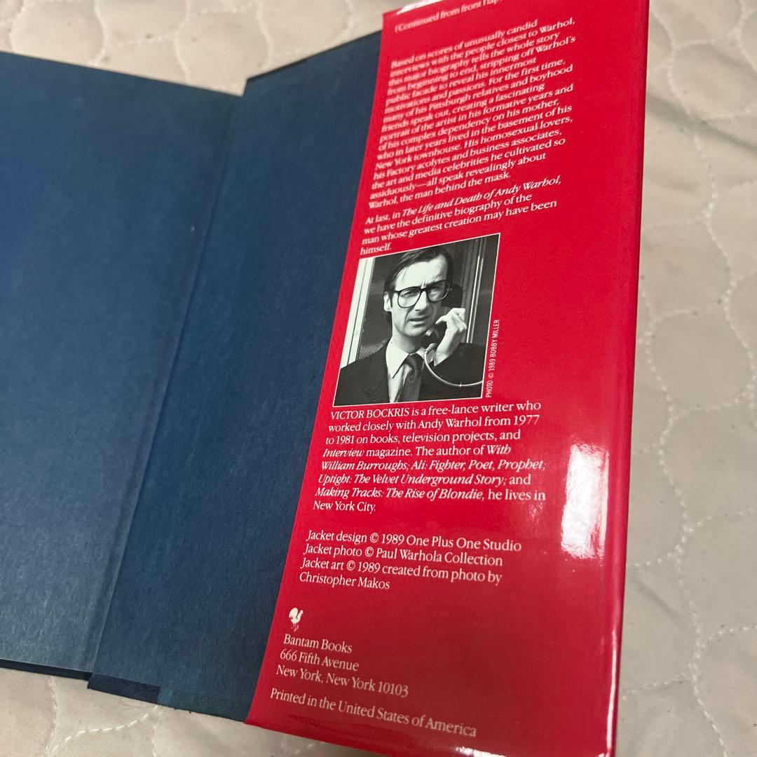 洋書 THE LIFE AND DEATH OF ANDY WARHOL