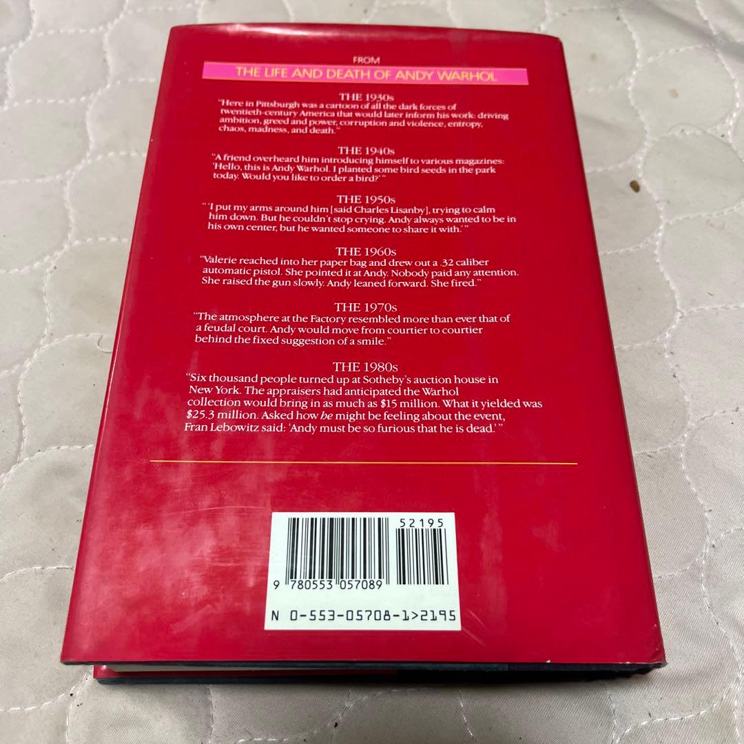 洋書 THE LIFE AND DEATH OF ANDY WARHOL