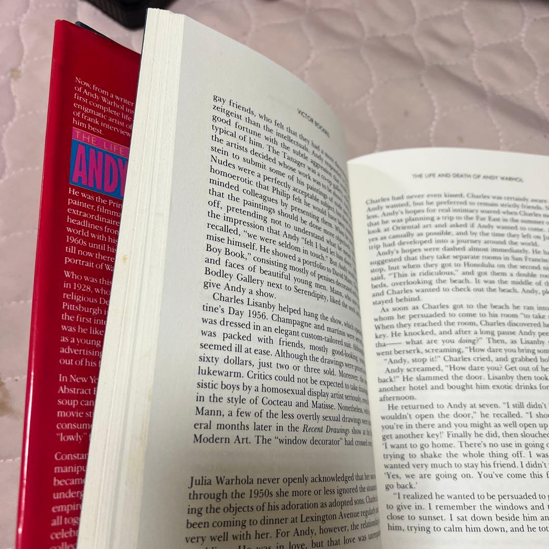 洋書 THE LIFE AND DEATH OF ANDY WARHOL