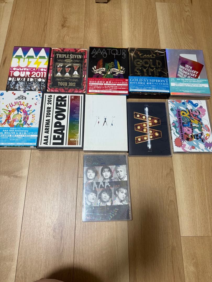 AAA ライブDVD まとめ売り　11点　2011〜2018