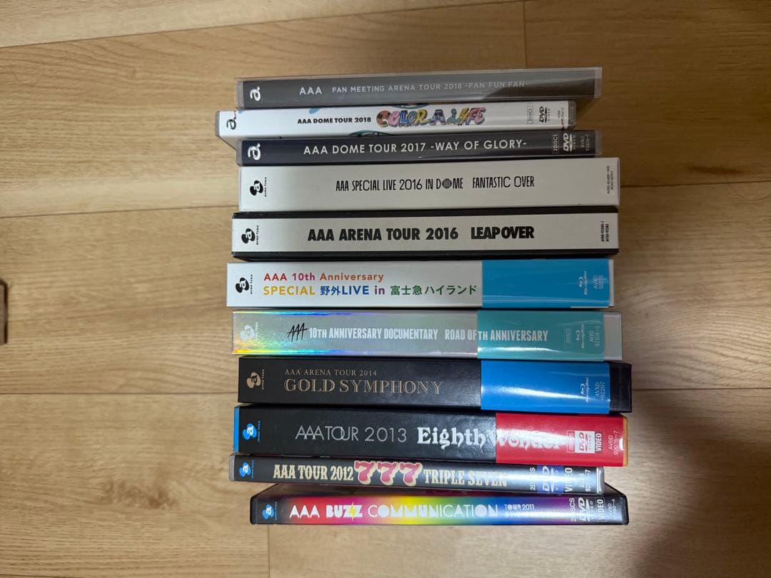 AAA ライブDVD まとめ売り　11点　2011〜2018
