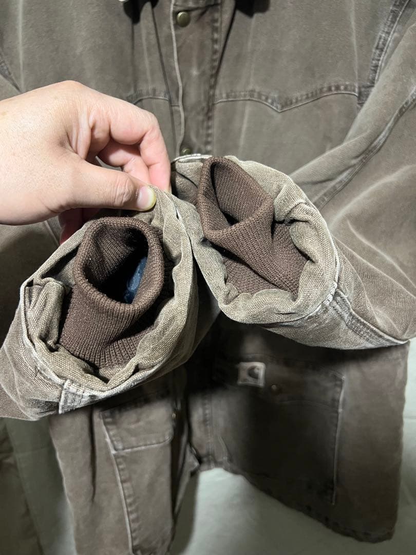 USA製 Carhartt サンタフェ　チョアコート　ブラウン　星タグ　レア