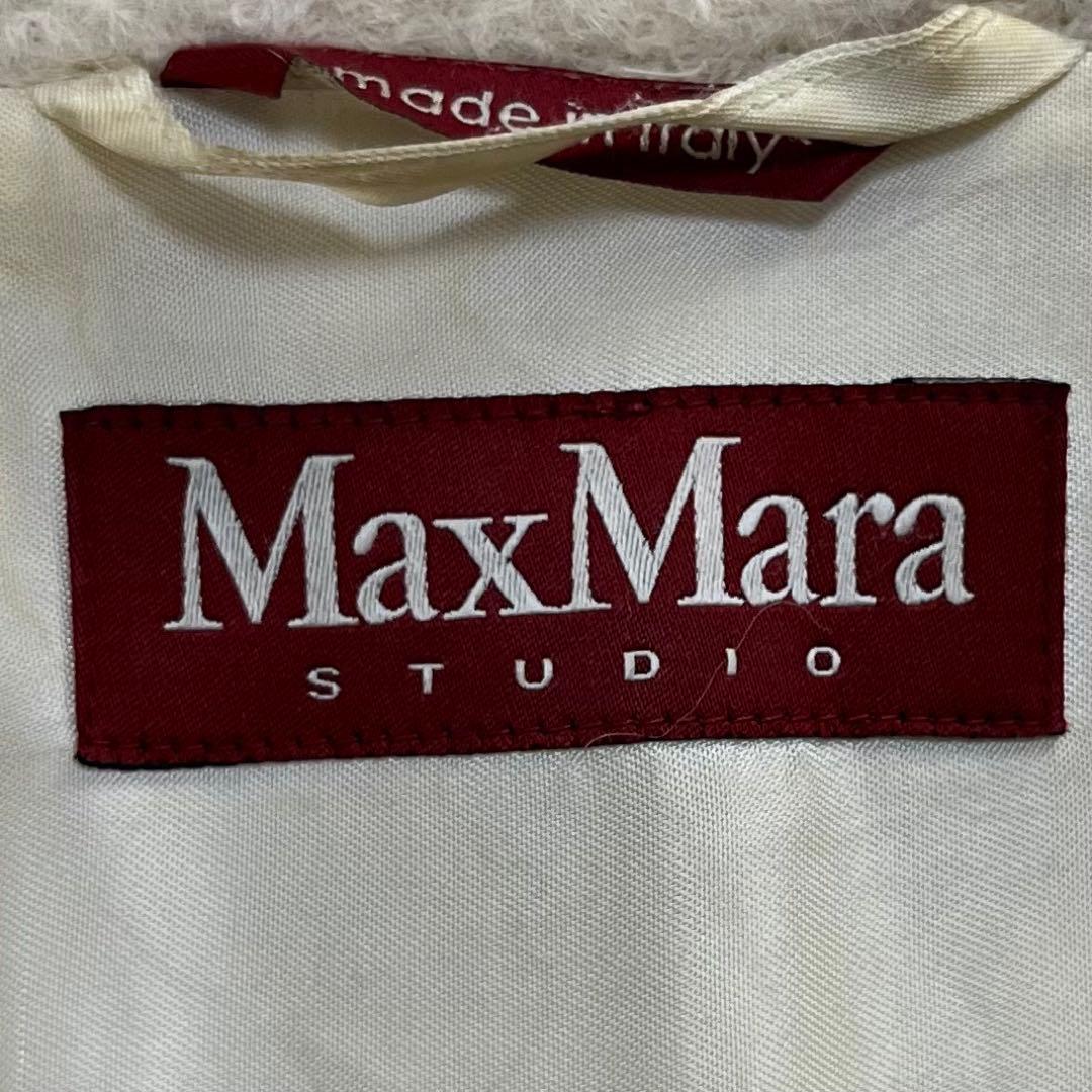 マックスマーラストゥディオ コート ウール ボア 裏地ロゴ入り 人気カラー