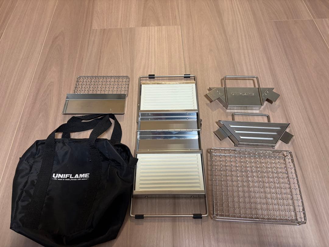 【未使用】2020年限定 ユニフレーム ユニセラTG-IIIミニ 廃盤　七輪