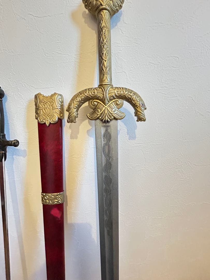 デニックス製 ？ レプリカソード 模造刀 コスプレ 西洋刀剣 2本セット 貴重