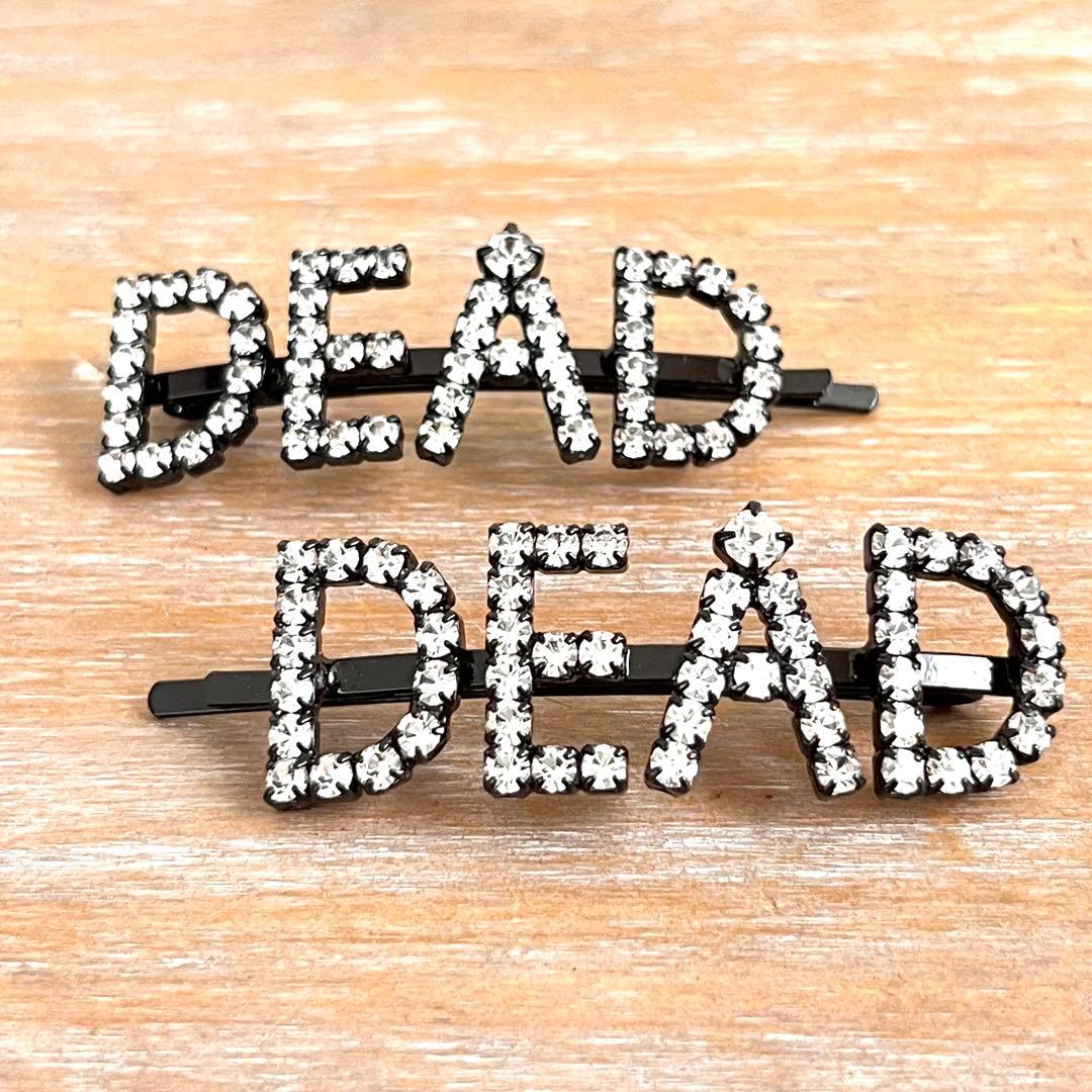 【新品】ASHLEY WILLIAMS❤︎DEADクリスタルヘアピン2個セット