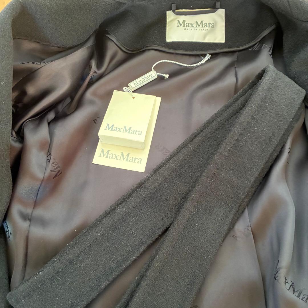 マックスマーラ　マニュエラ　40 ネイビー　キャメル100パーセントコート