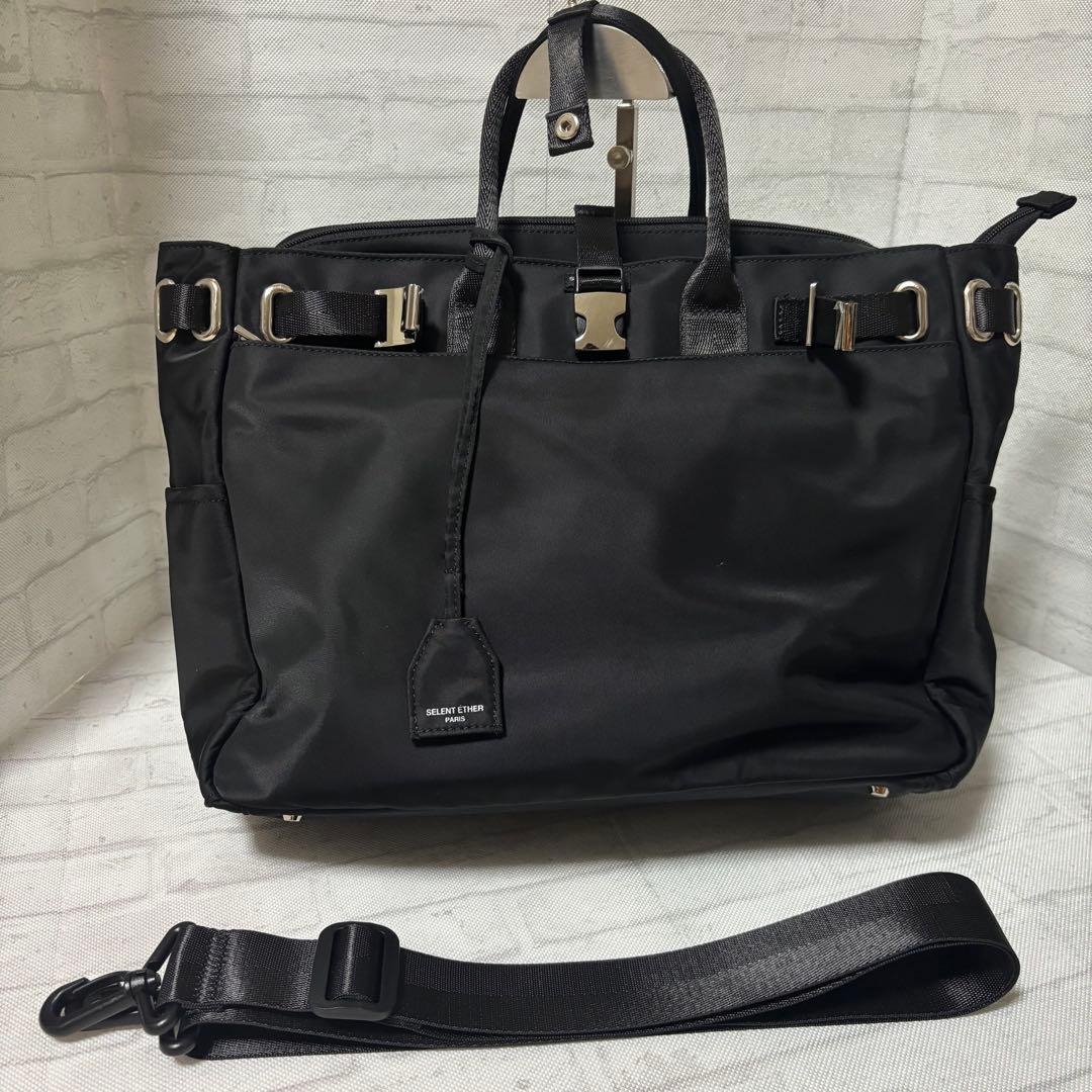 SELENT ETHER 2WAY ナイロン ビジネスバッグ ブラック PC収納