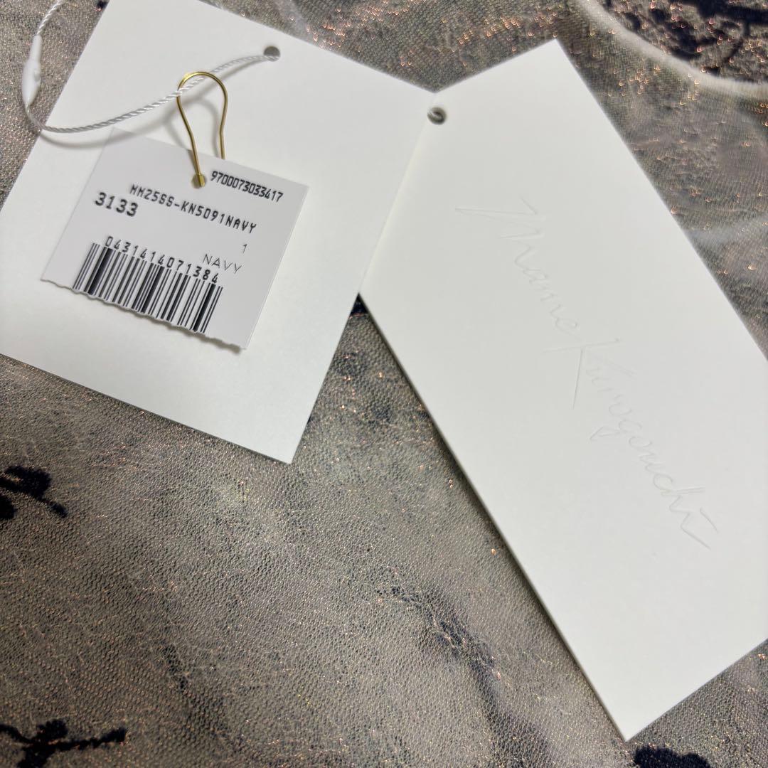 トップス Mame Kurogouchi SheerKnittedHighNeckTop