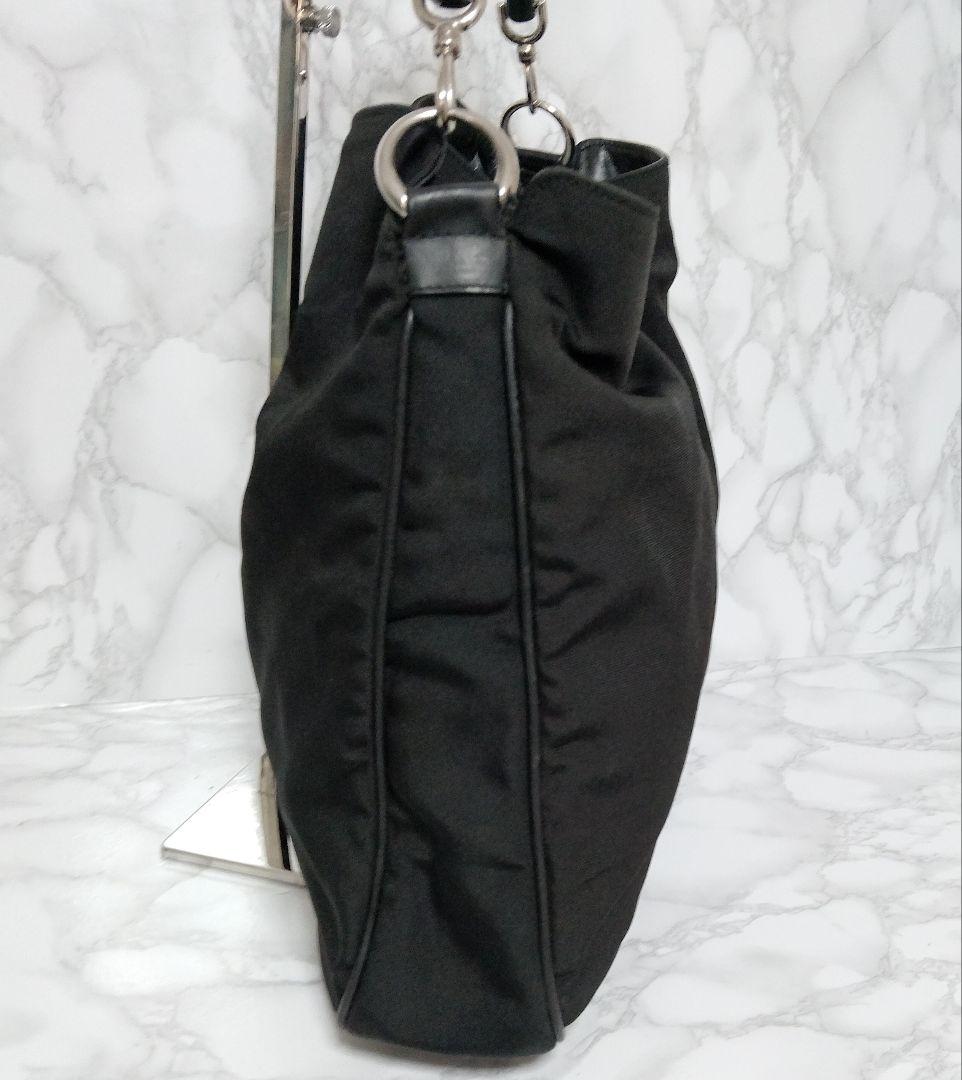 GUCCI グッチ バンブー ハンドバッグ ブラック系 ヴィンテージ