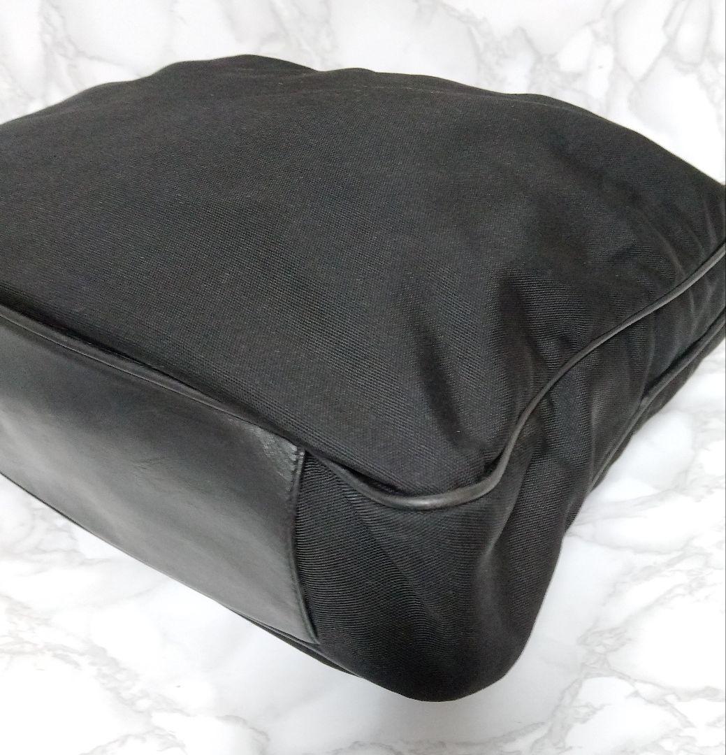 GUCCI グッチ バンブー ハンドバッグ ブラック系 ヴィンテージ