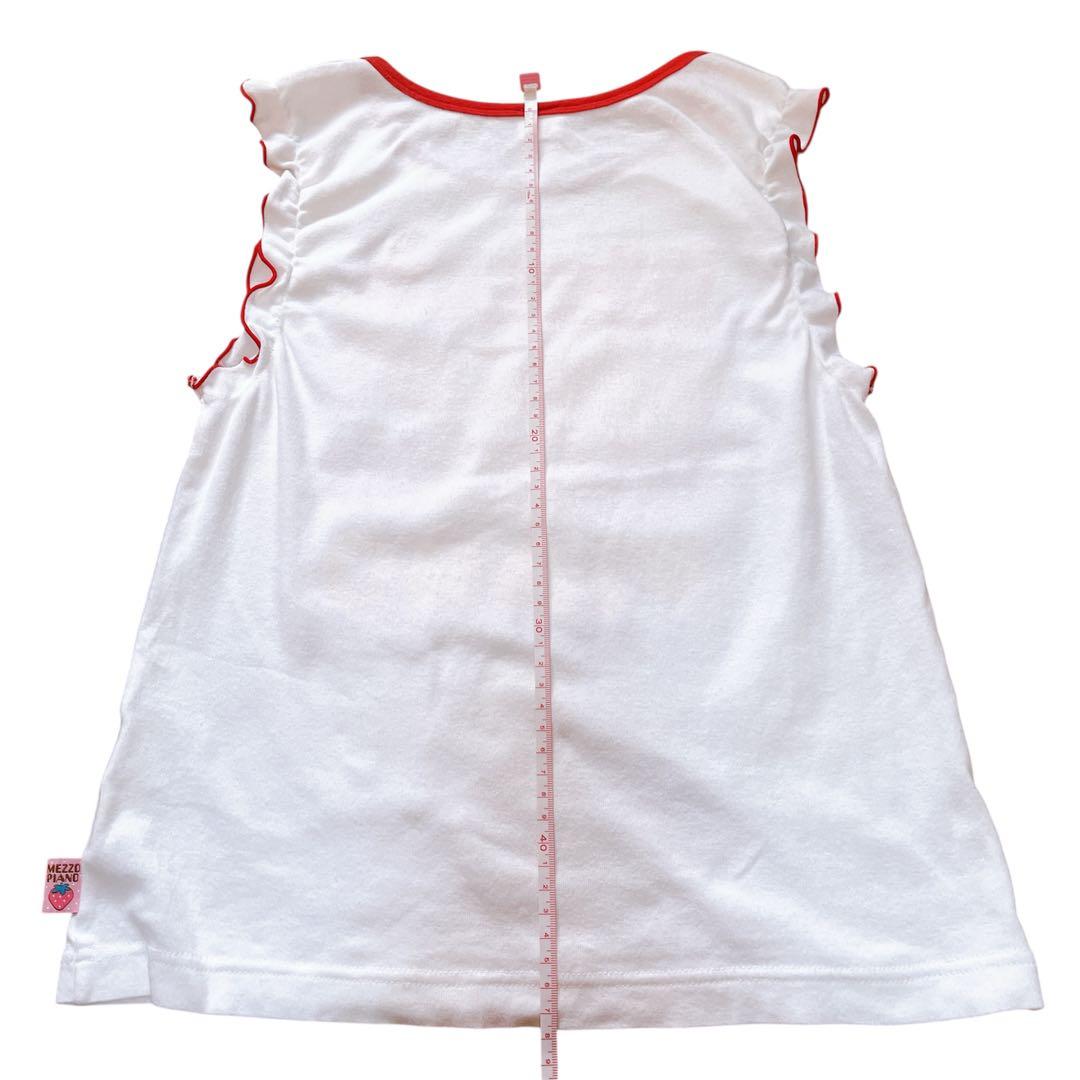 【レア♡平成】メゾピアノ タンクトップ 白 夏 160㎝ ベリエ 日本製