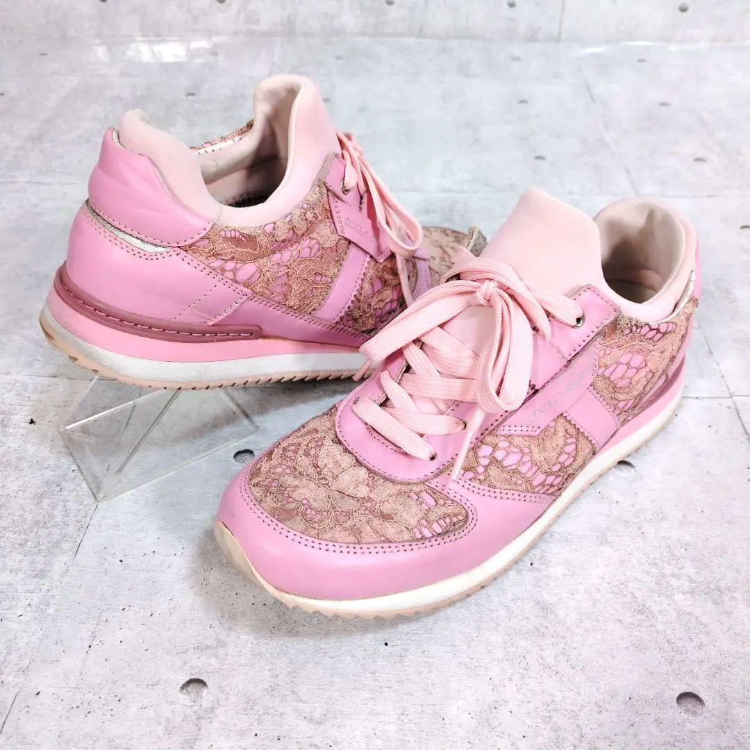 入手困難　DOLCE＆GABBANA　フラワーレーススニーカー シャークソール