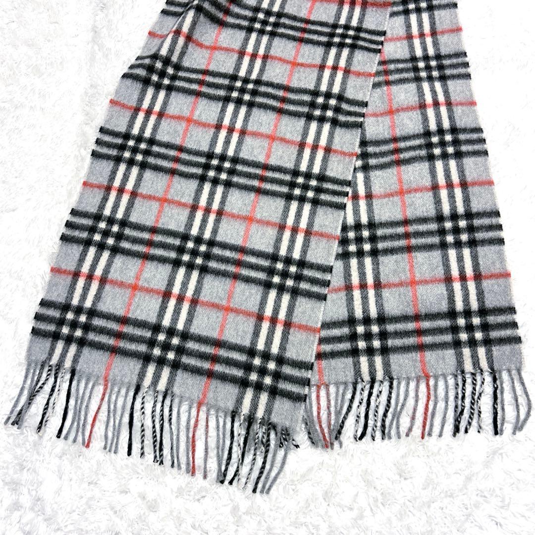 未使用級✨Burberrys バーバリーカシミヤ100 マフラー ノバチェック