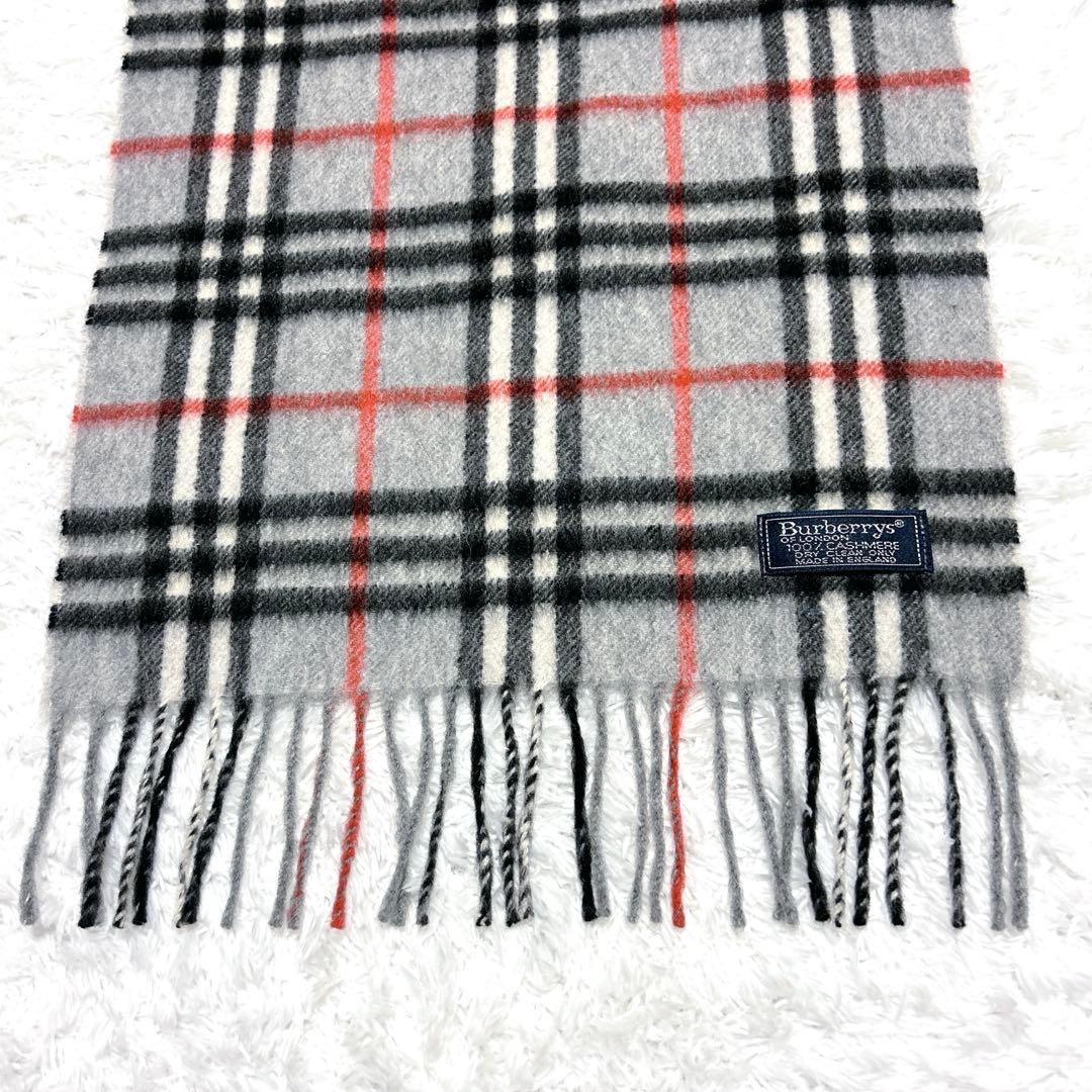 未使用級✨Burberrys バーバリーカシミヤ100 マフラー ノバチェック
