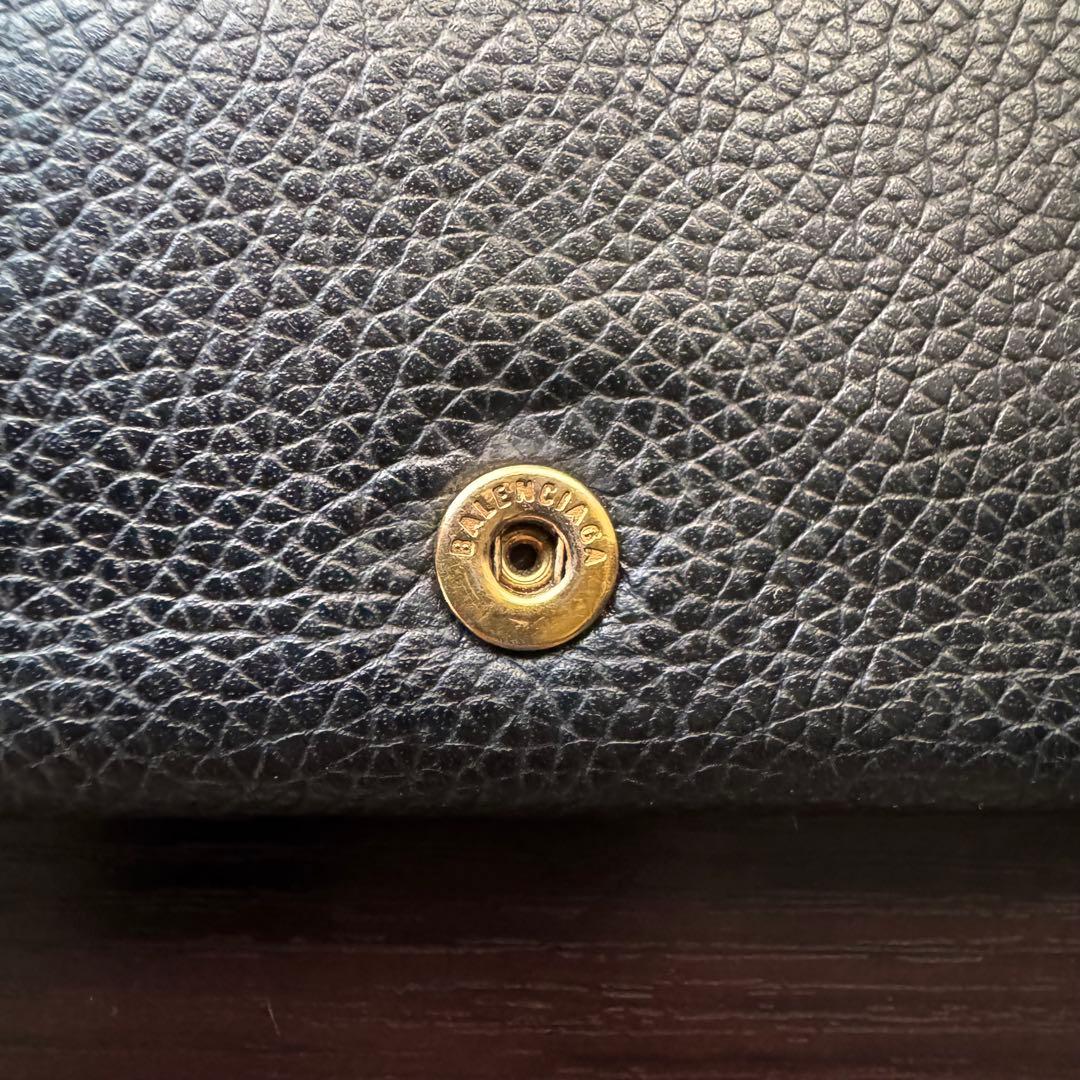 【本日限定】バレンシアガ/Cash/エブリデイ/キーケース/シボ革/コンパクト