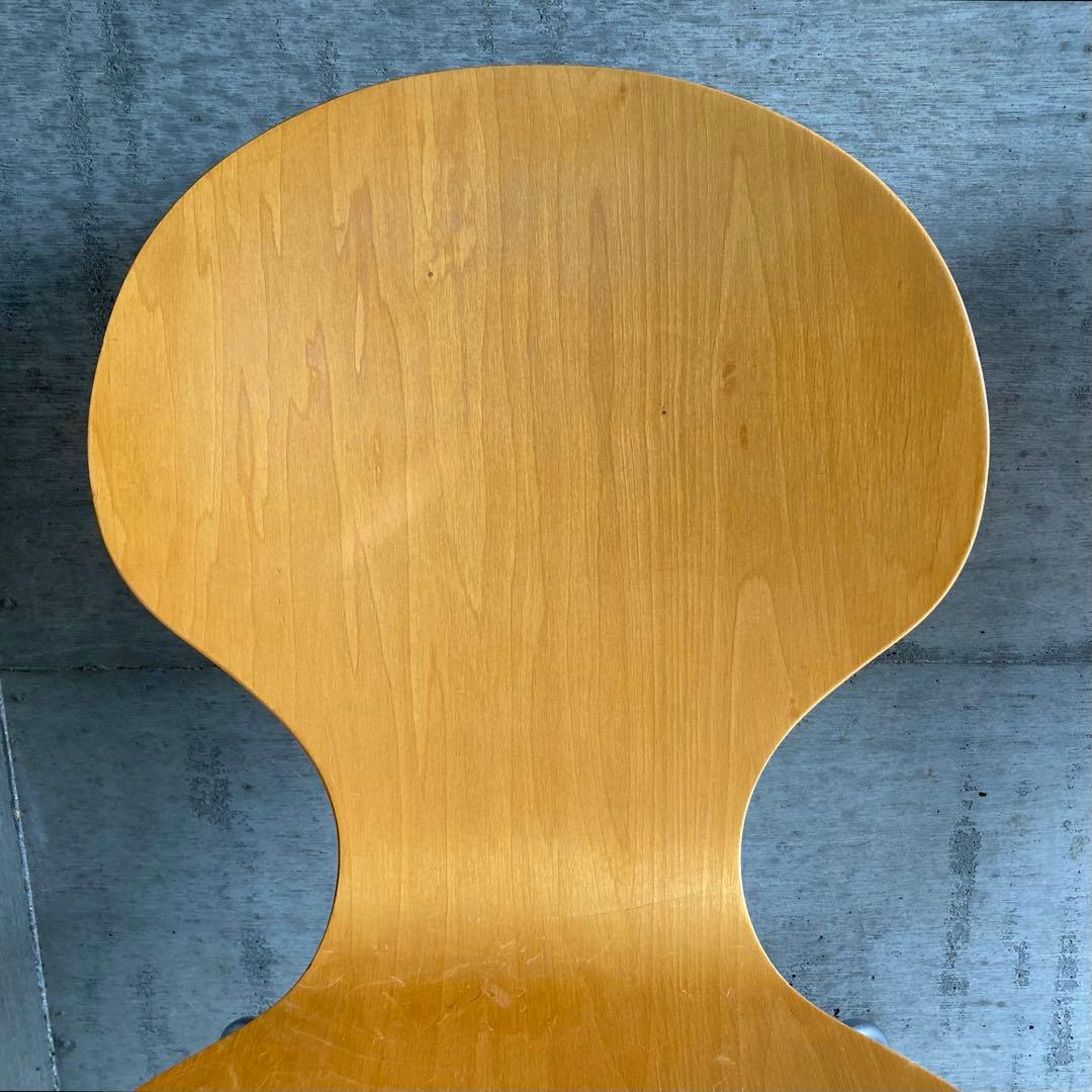 ダイニングチェア スタッキングチェア カフェ 洋風 木製 曲げ木 2脚セット