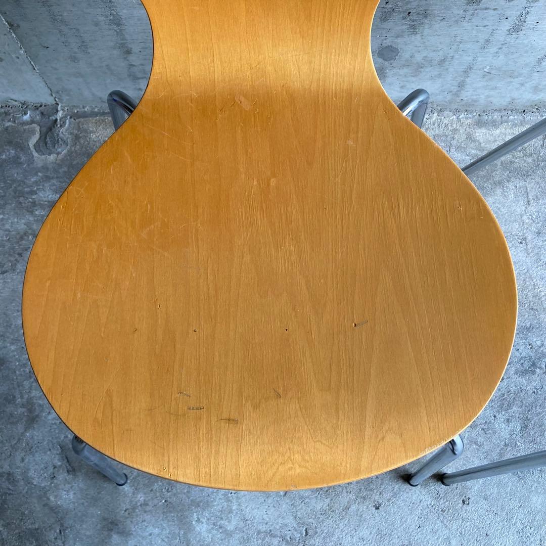 ダイニングチェア スタッキングチェア カフェ 洋風 木製 曲げ木 2脚セット