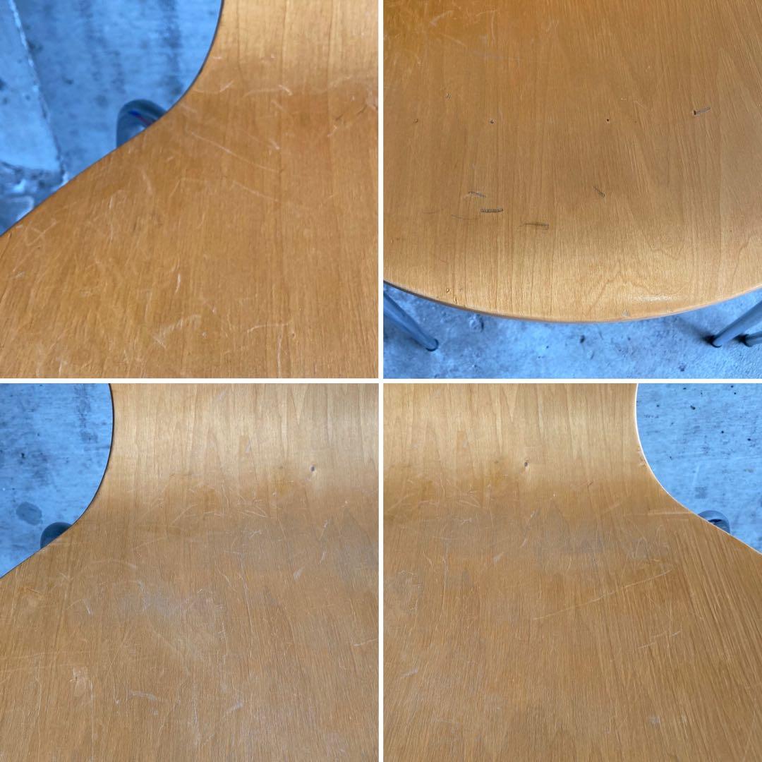 ダイニングチェア スタッキングチェア カフェ 洋風 木製 曲げ木 2脚セット