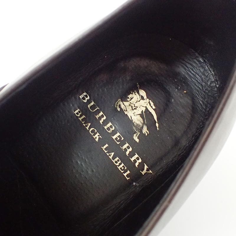 BURBERRY BLACK LABEL ブラウンオックスフォードシューズ