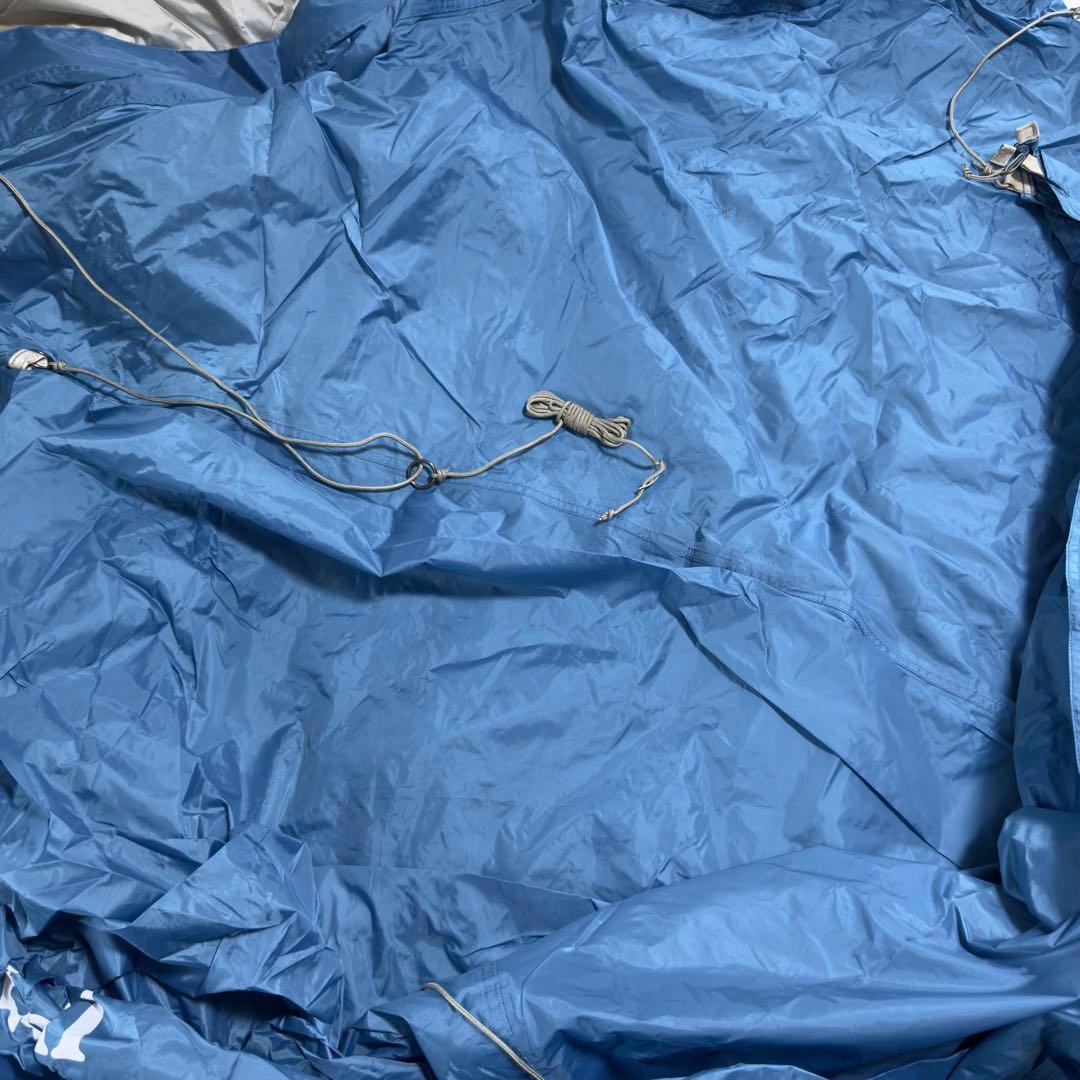 人気モンベル　クロノスキャビン2型テント　ブルー　グランドシート付