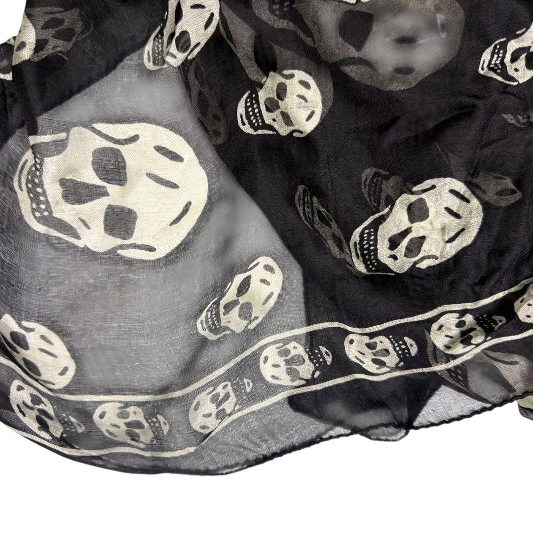 ALEXANDER MCQUEEN スカルプリント スカーフ　ストール