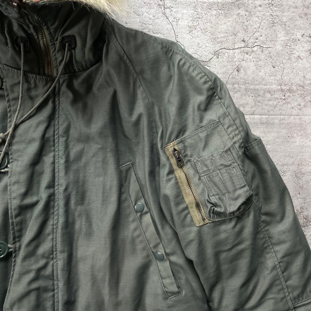 アメリカ軍　70s N-3B ミリタリージャケット　フライトジャケット　S