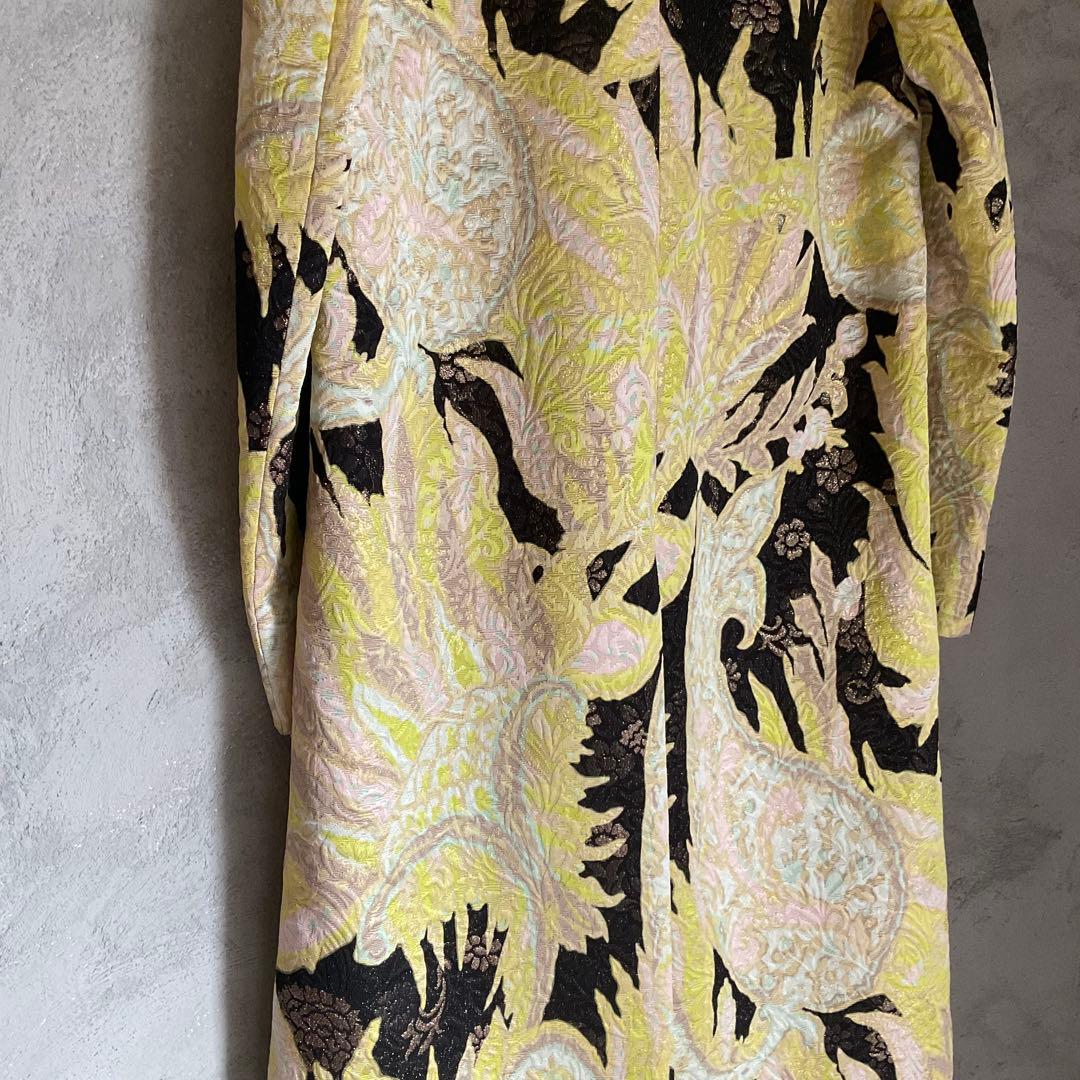 DRIES VAN NOTEN ジャカードコート