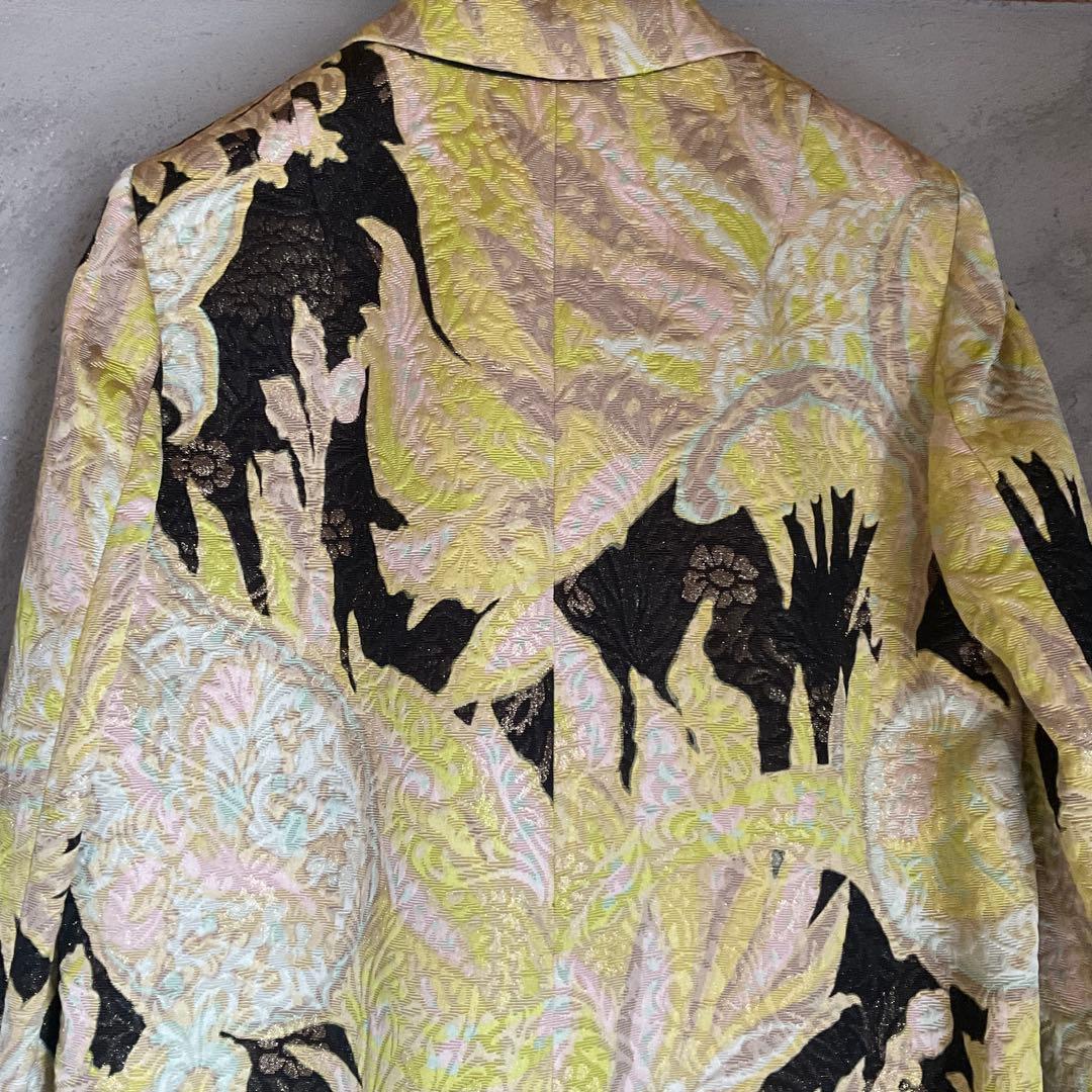 DRIES VAN NOTEN ジャカードコート