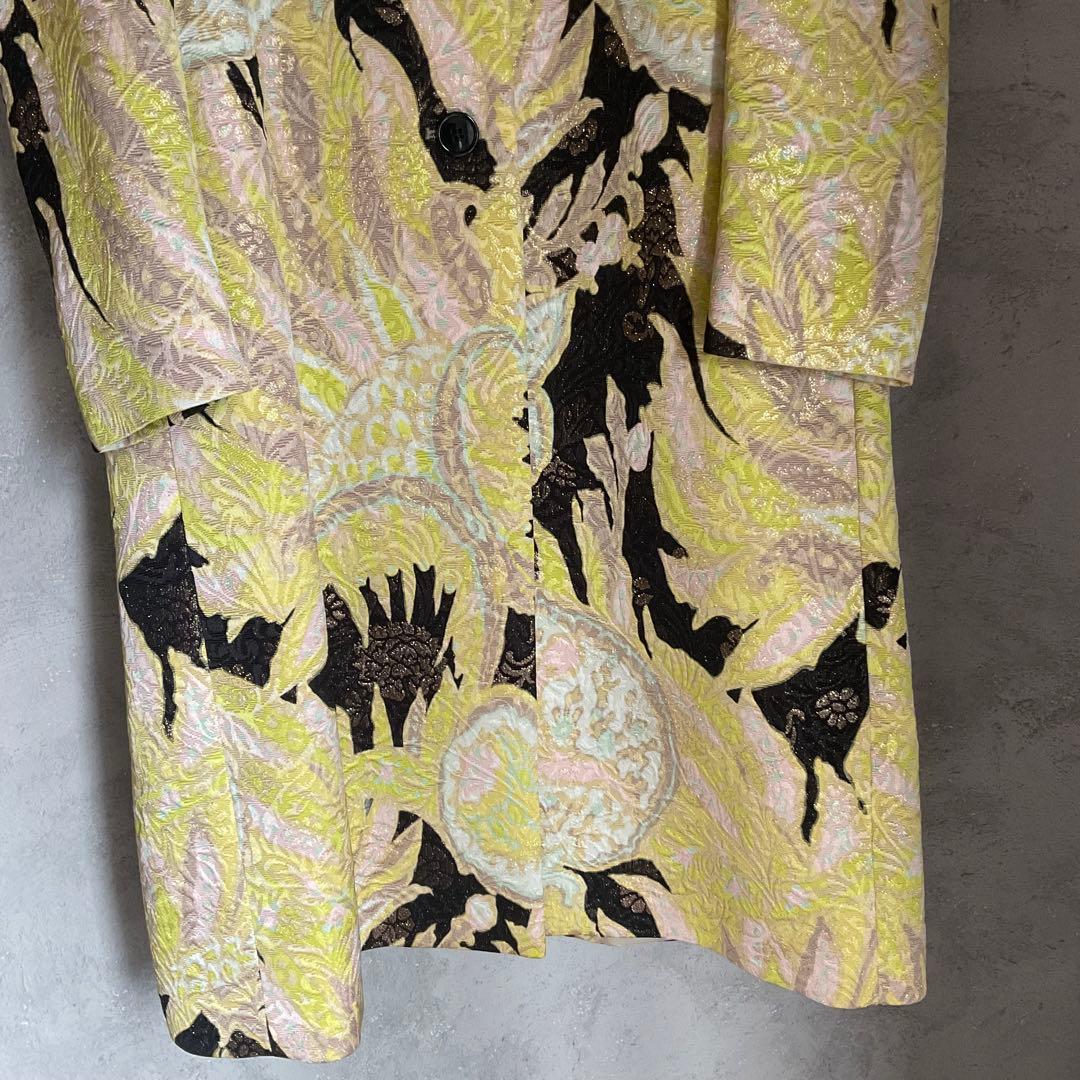 DRIES VAN NOTEN ジャカードコート