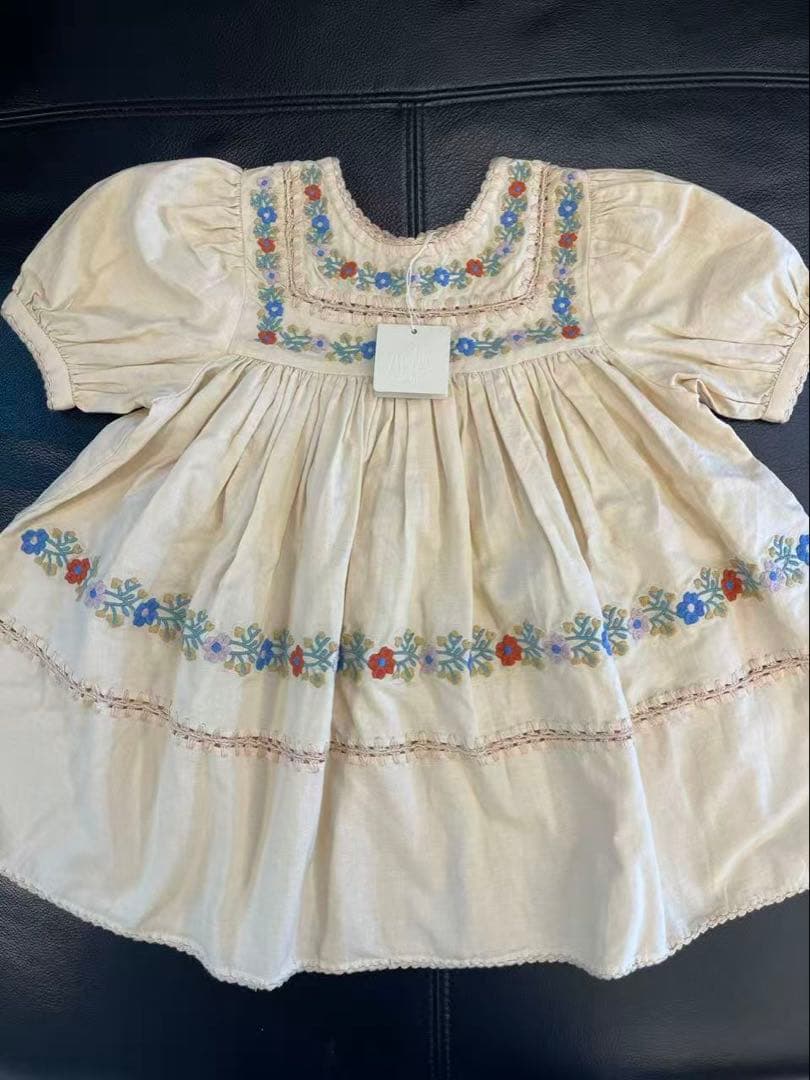 【新品未使用】 Apolina Patsy Dress Milk 3-5Y