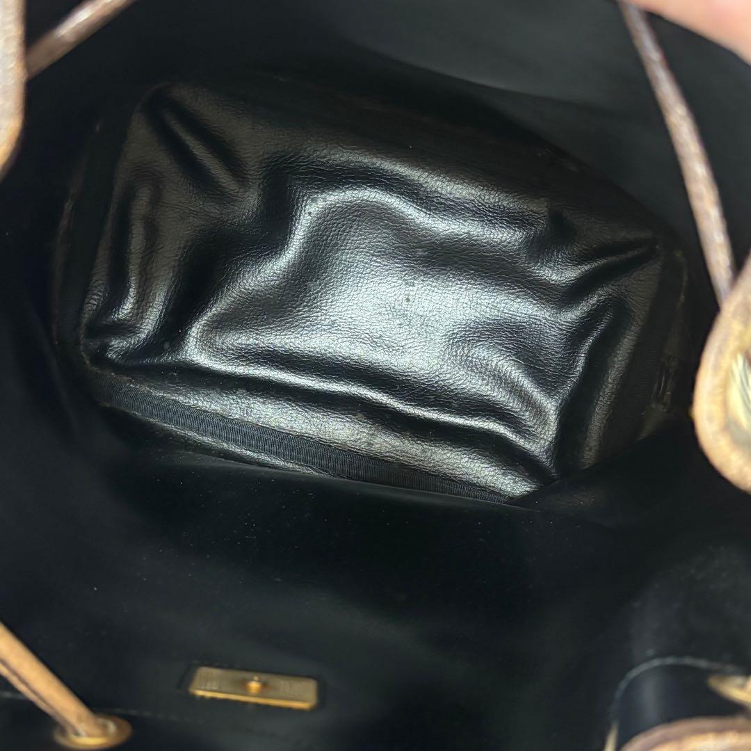 良品✨バーバリー 巾着 バケットバッグ ショルダー ノバチェック シャドーホース