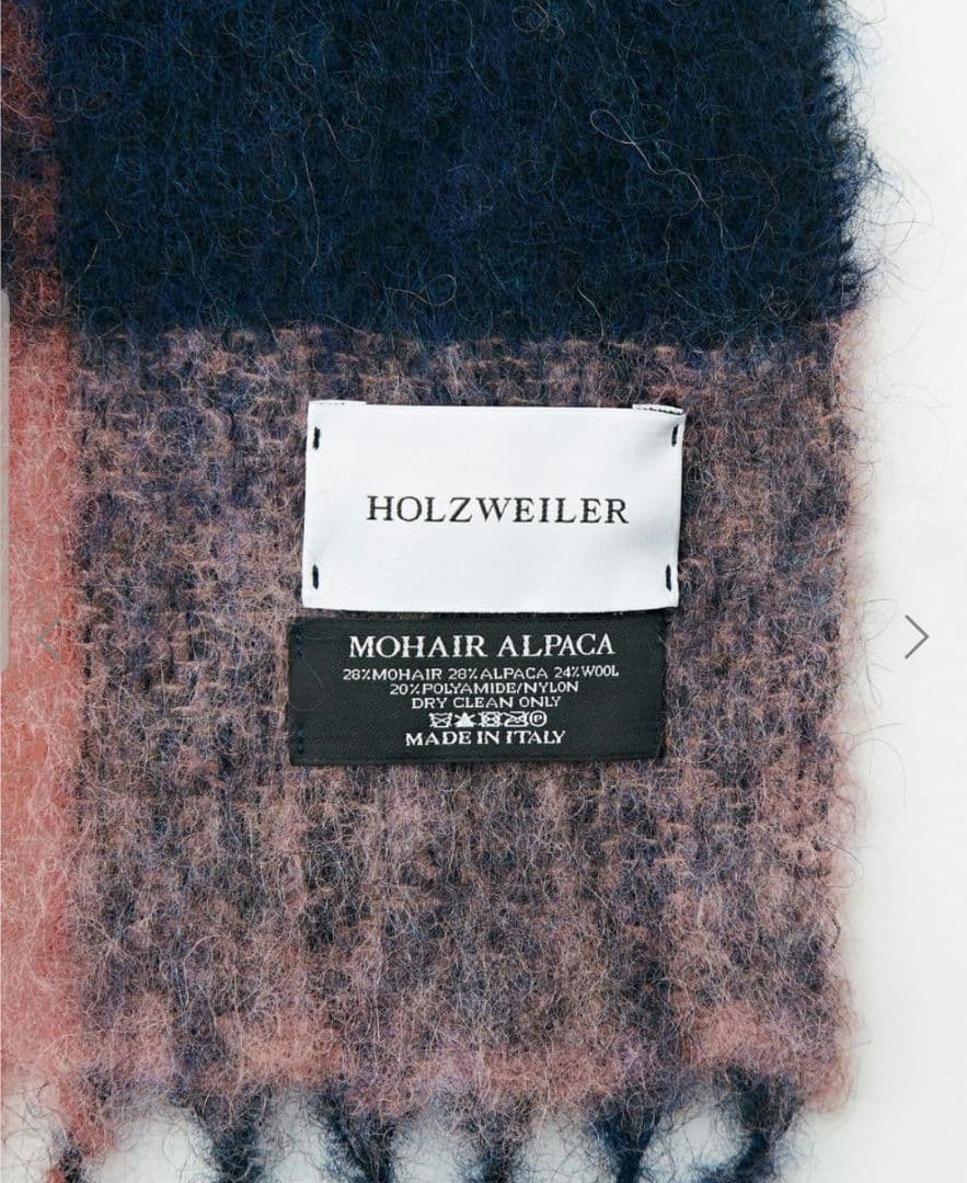 新品☆マルティニーク HOLZWEILER マフラー Fresia Check