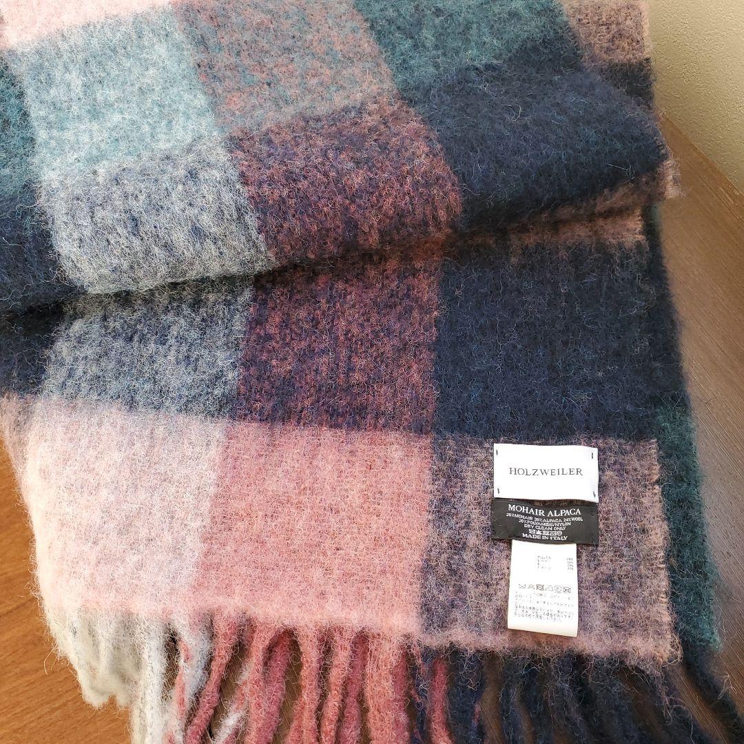 新品☆マルティニーク HOLZWEILER マフラー Fresia Check