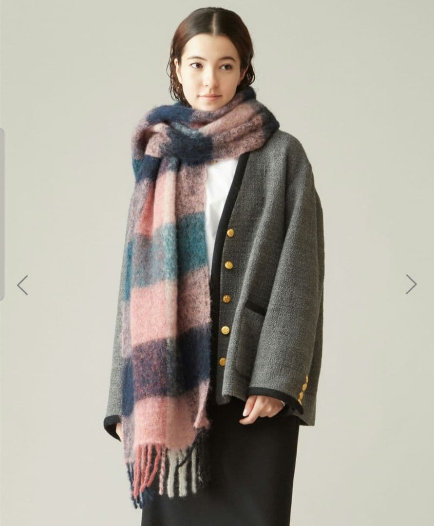 新品☆マルティニーク HOLZWEILER マフラー Fresia Check