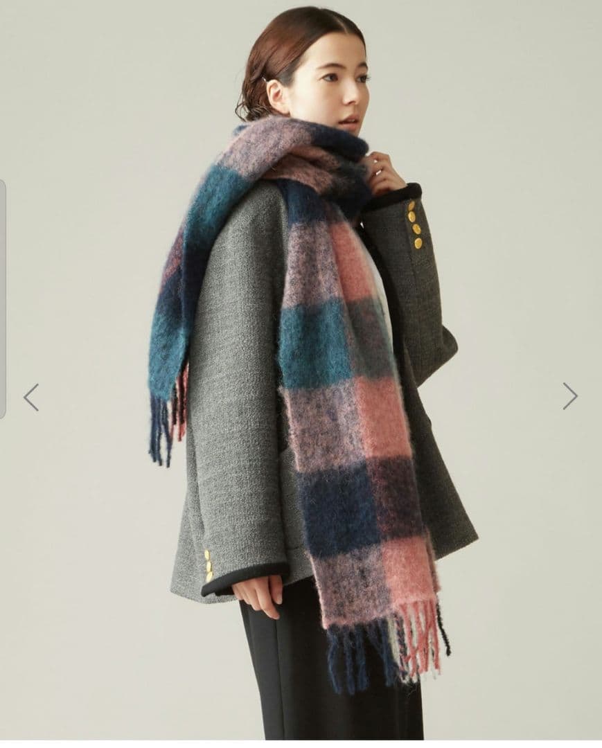 新品☆マルティニーク HOLZWEILER マフラー Fresia Check