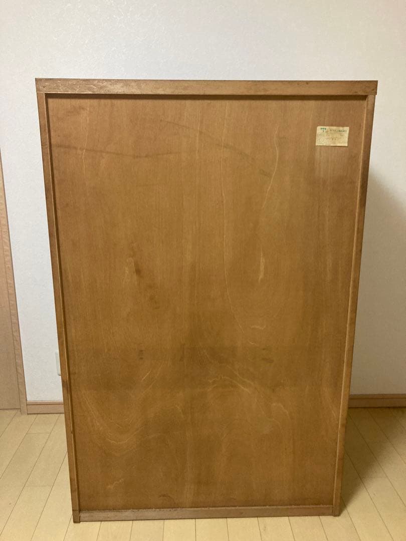 木製シンプルブラウンチェスト整理タンス引き出し9個