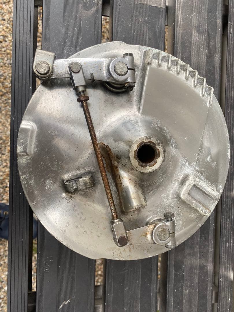 SR400 1JR 2型　フロントドラムパネル&ブレーキシュー