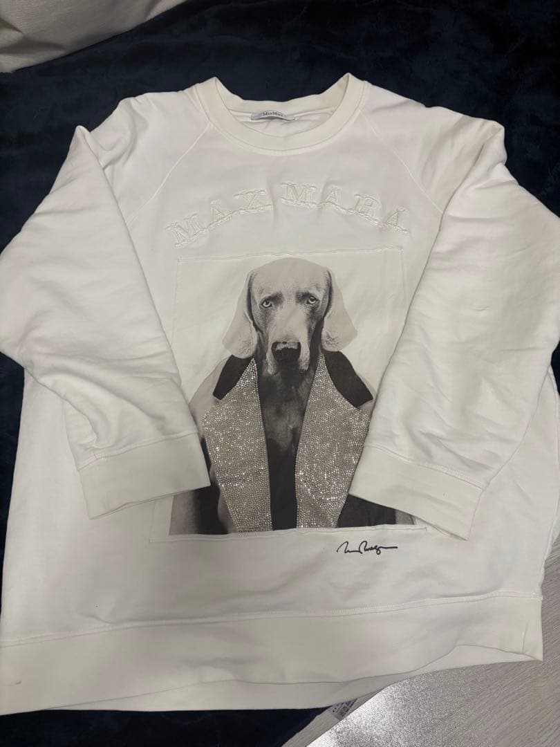 マックスマーラ　犬　スウェット✴︎ オーバーサイズM