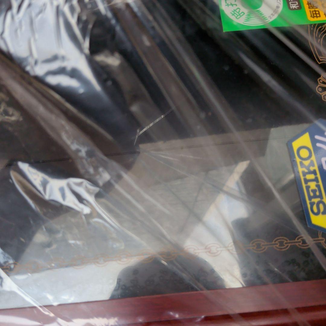 SEIKO 掛時計 赤 クォーツ　振り子時計