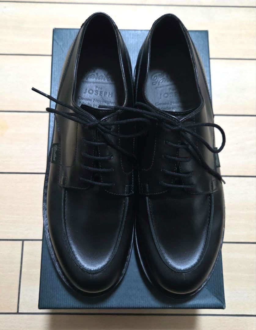 新品・未使用【パラブーツ】　シャンボード　ブラック　サイズ7　26㎝